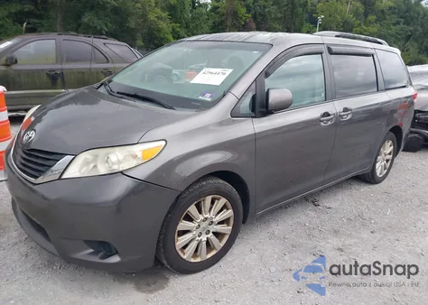 2012 Toyota Sienna Le 7 Passenger из США, поврежденный, VIN 5TDJK3DC1CS035944